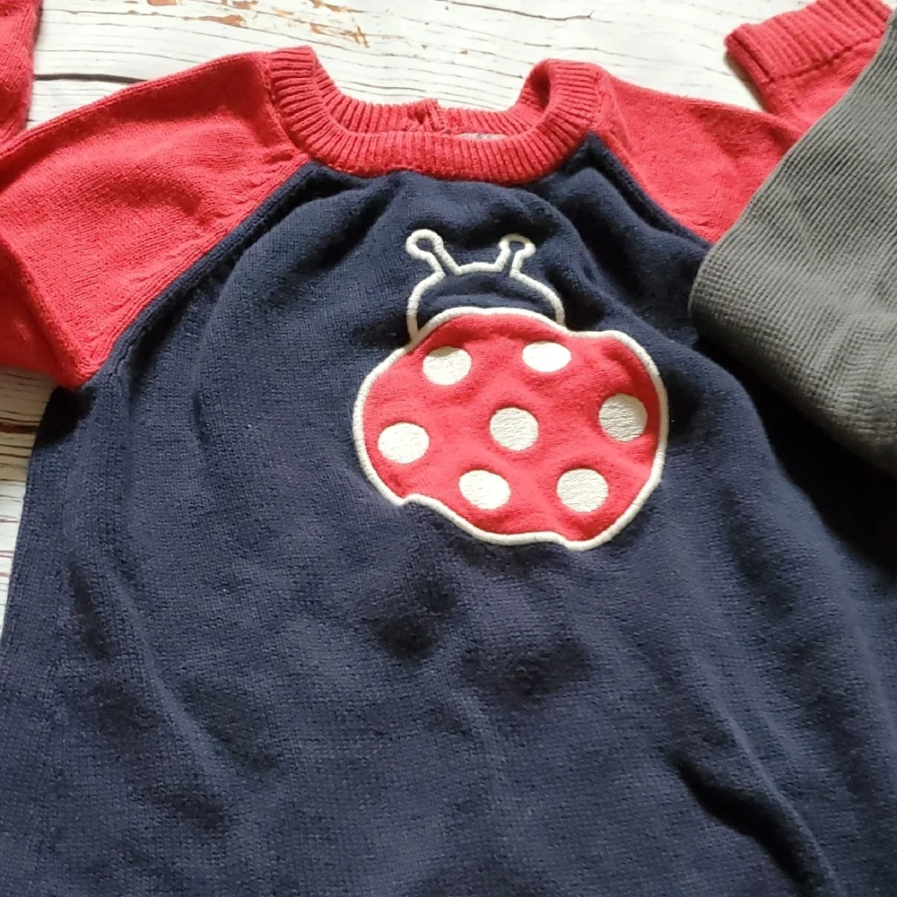 Girls' Dresses Set - Pink, Red, and Gray